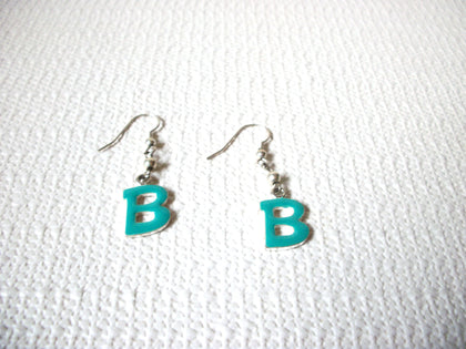 Retro Initial B Earrings 100820