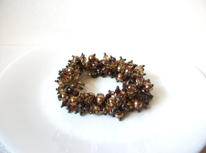 Retro Bronze Copper Glass Bracelet 100820