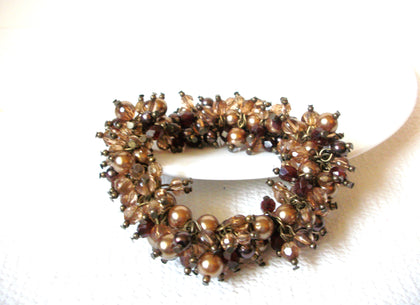 Retro Bronze Copper Glass Bracelet 100820