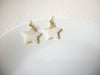 Vintage Mother Of Pearl Star Earrings 100820