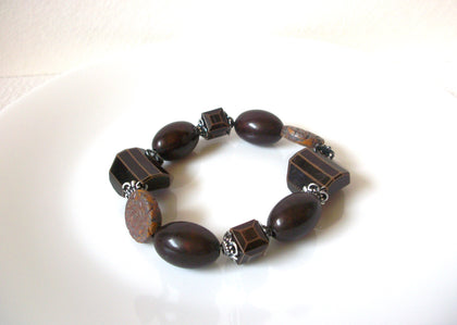 Retro Brown Beaded Bracelet 100820