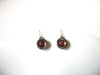 AK Plum Glass Earrings 100820