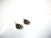 AK Plum Glass Earrings 100820