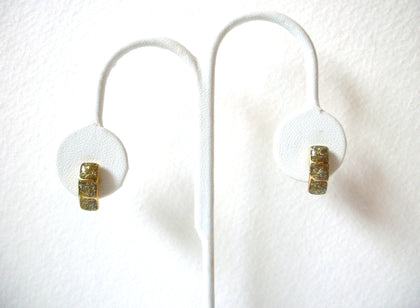 Vintage Small Rhinestone Earrings 100820