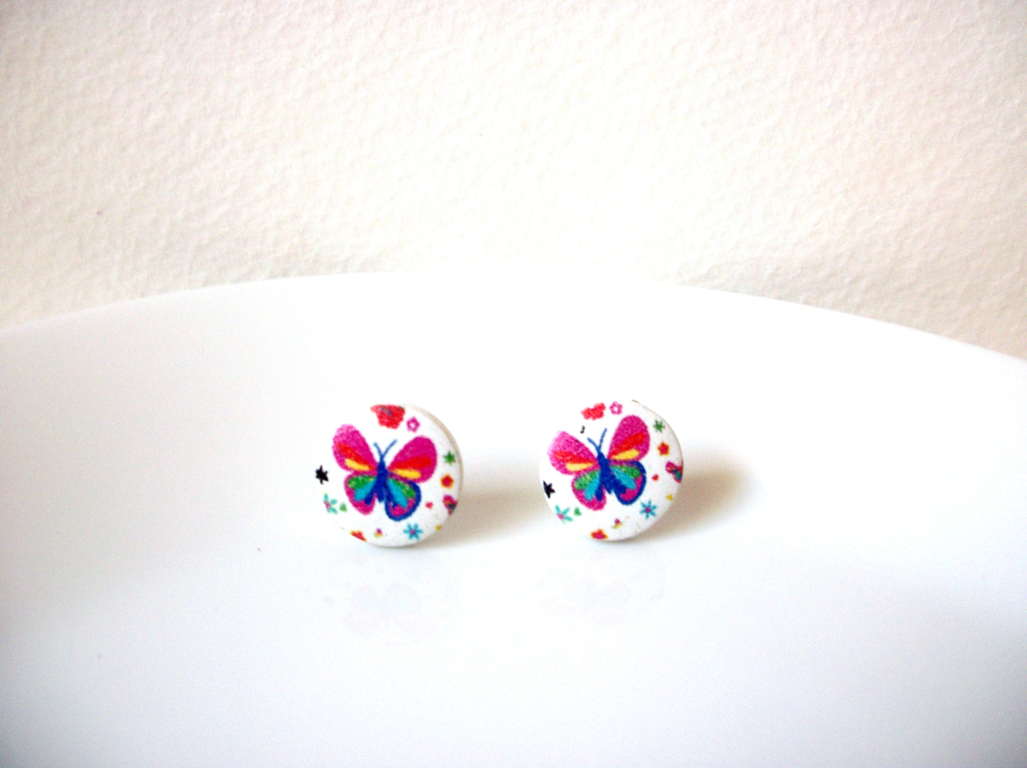 Vintage Butterfly Earrings 100820