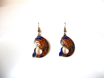 Vintage Cloisonne Coy Fish Earrings 100820