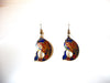 Vintage Cloisonne Coy Fish Earrings 100820