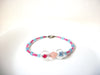 Retro Glass Ladybug Bracelet 100820