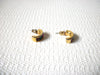 Vintage Small Rhinestone Earrings 100820