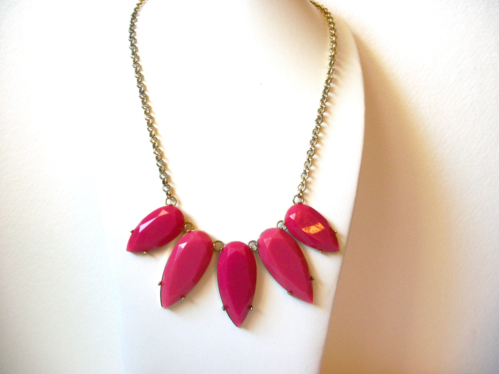 Retro 1970 Statement Necklace 100920 AS IS