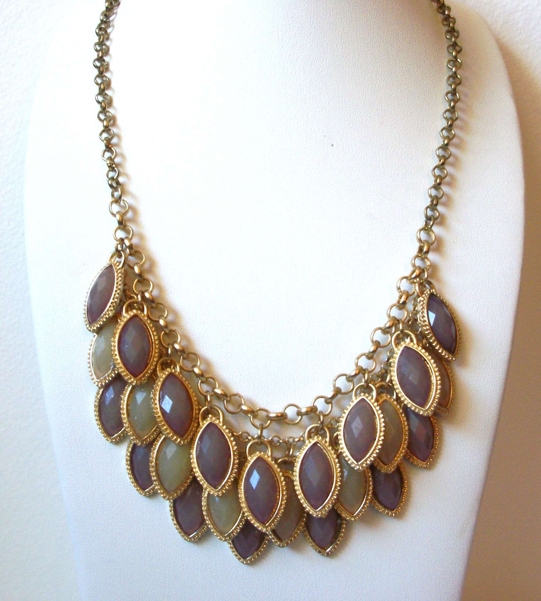 Retro 1970 Statement Necklace 100920 AS IS