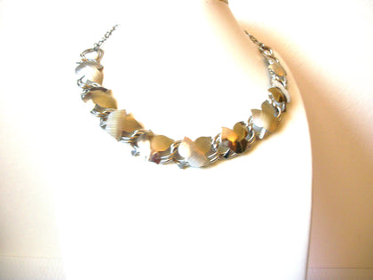 Retro Silver Toned Necklace 100920