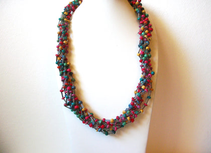 Vintage Colorful Southwestern Necklace 100920