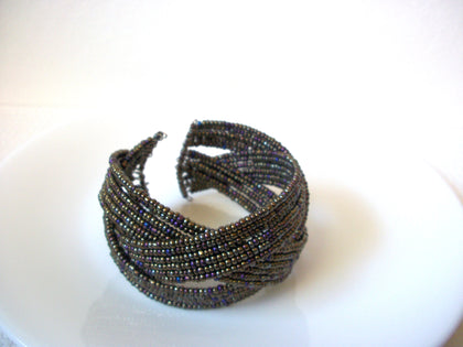 Retro Glass Beads Cuff Bracelet 100820