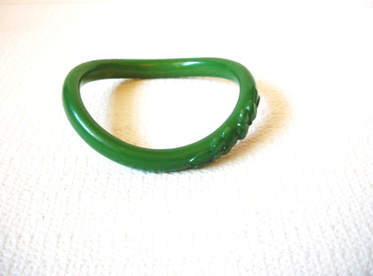 Retro Green Bangle Bracelet 100820