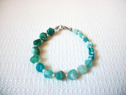 Retro Blue Lucite Bracelet 100920