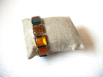 Retro Prong Set Animal Print Stretch Bracelet 60116