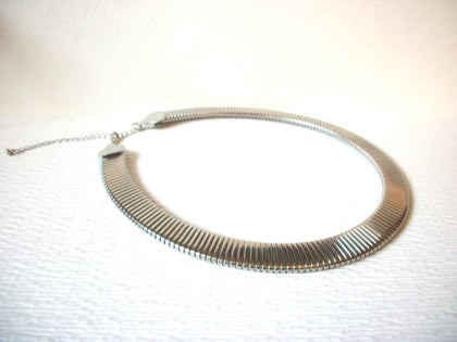 Retro Silver Toned 16" Choker Necklace 123016