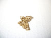 Aurora Borelias Gold Toned Butterfly Brooch Pin 91317