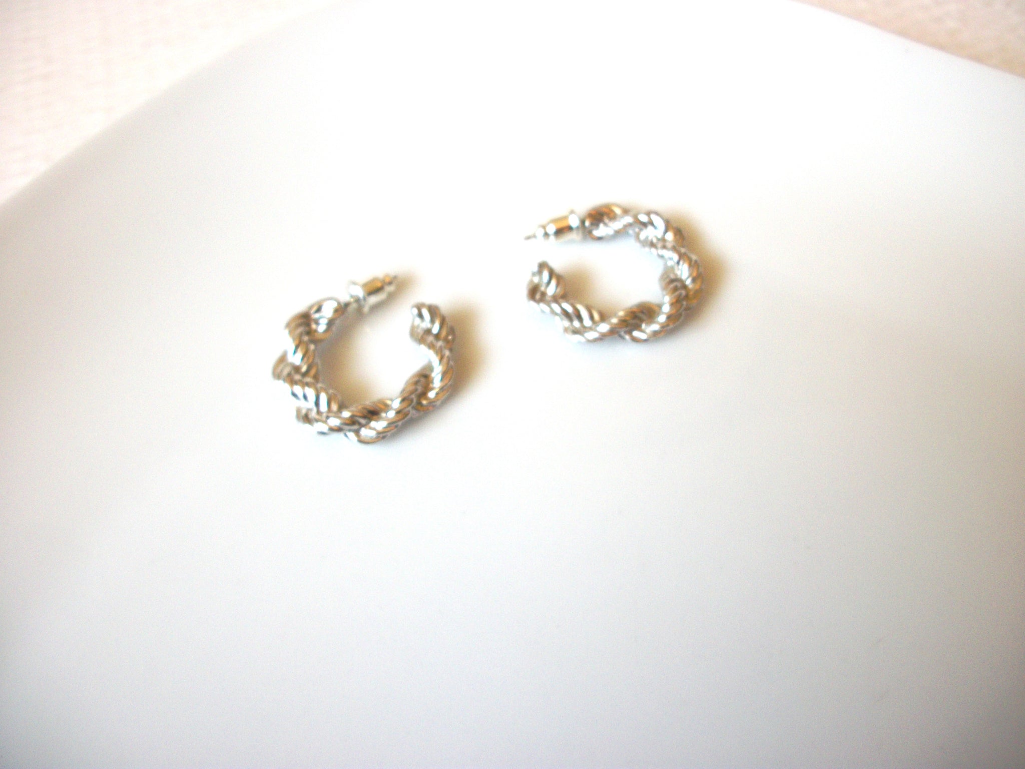 Retro Intertwining Hoop Earrings 81517