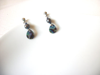Dainty Paua Abalone Stud Earrings 82217
