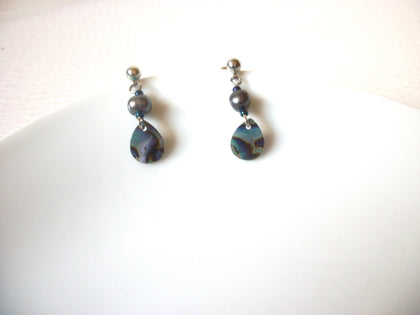 Dainty Paua Abalone Stud Earrings 82217
