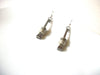 Vintage Ethnic Roman Pewter Earrings 92517