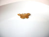 Vintage Gold Cream Smaller Enameled Butterfly Pin 81517