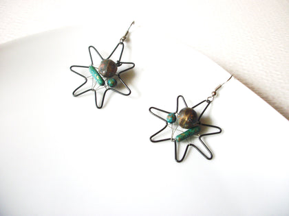 Bohemian Patina Galaxy Dangle Earrings 92517