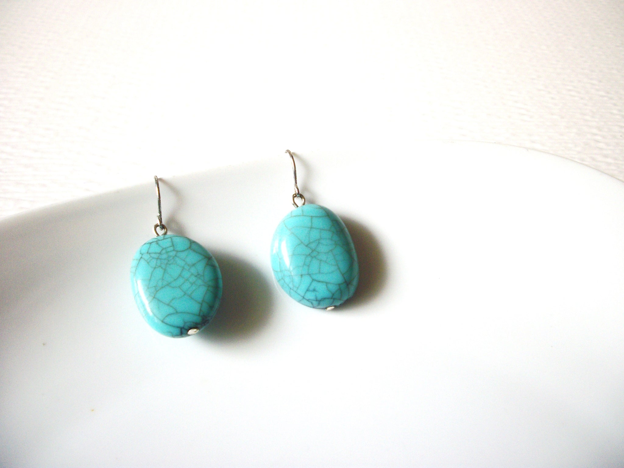 Southwestern Faux Stone Turquoise Earrings 92816