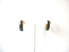 Retro Smaller Gold Sage Hoop Earrings 80417