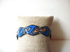 Vintage Enameled Aztec Snake Pattern Bracelet 80417