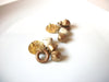 Bohemian Gold Toned Faux Stone Dangle Earrings 92517