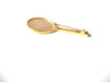 Vintage Enameled Tennis Player Racket Brooch Pin 92017