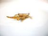 Vintage Gold Toned Bird Brooch Pin 91617