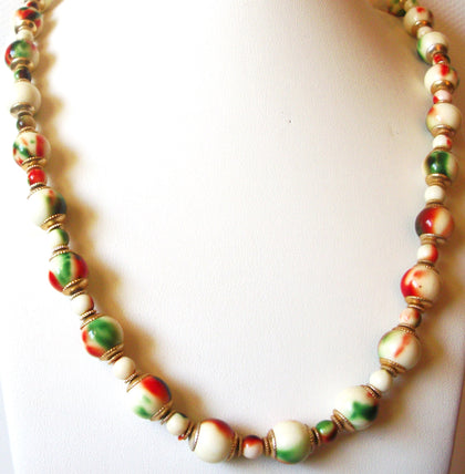 Romantic Old Plastic 30" Necklace 92816