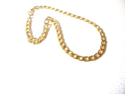 Vintage KOREA Gold Toned Cable Chain 18" Necklace 92017