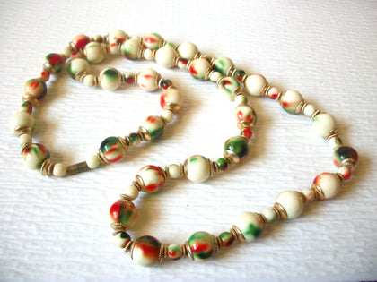 Romantic Old Plastic 30" Necklace 92816