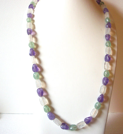 Vintage Romantic Lucite Necklace 92117