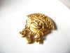 Vintage Ethnic Inca Gold Toned Mask Brooch Pin 91617