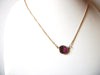 AVON Vintage Purple CZ Pendant Necklace 91617