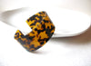 Retro Leopard Animal Print Tortoise Shell Bangle Cuff 91617