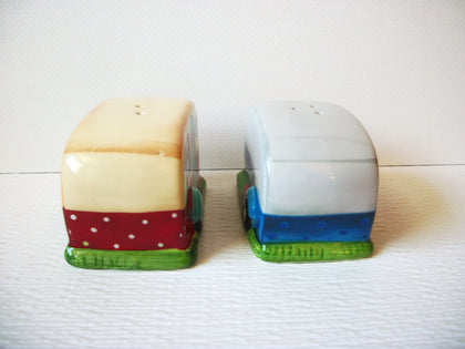 Vintage RV Camper Salt Pepper Shakers Ceramic 82217