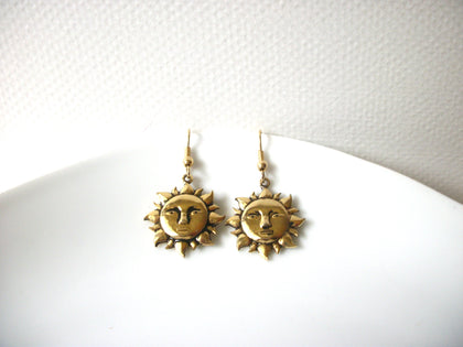 AVON Vintage Sunflower Gold Toned Earrings 91617