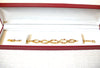 Vintage Tennis Bracelet Crystal Aurora Borelias Topaz 7" 82217