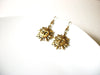 AVON Vintage Sunflower Gold Toned Earrings 91617