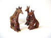 Hand Crafted Wooden Giraffe Napkin Holders 8 Pieces Not Sets