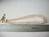 1960s V Shaped Double Row Faux Pearls Necklace 71517