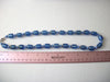 Vintage Blue Italian Murano Glass Necklace 71218D
