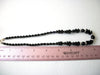 Black Czech Glass Rhinestone Elements Shorter Length Necklace 71218F